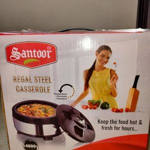 Steel casserole